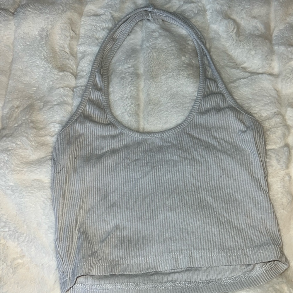 White crop top